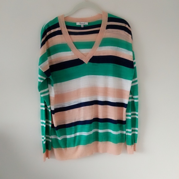 Madewell Sweaters - Madewell cotton v-neck sweater